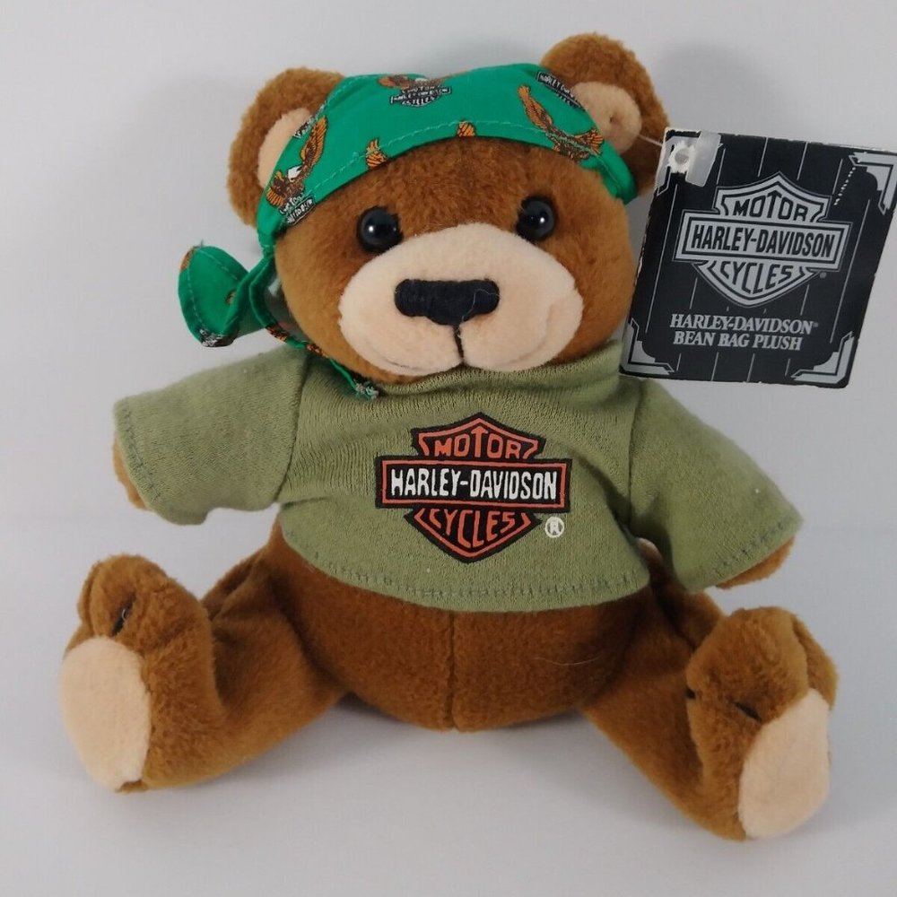 Harley Davidson Stuffed Bear Plush Manifold Max 6"
